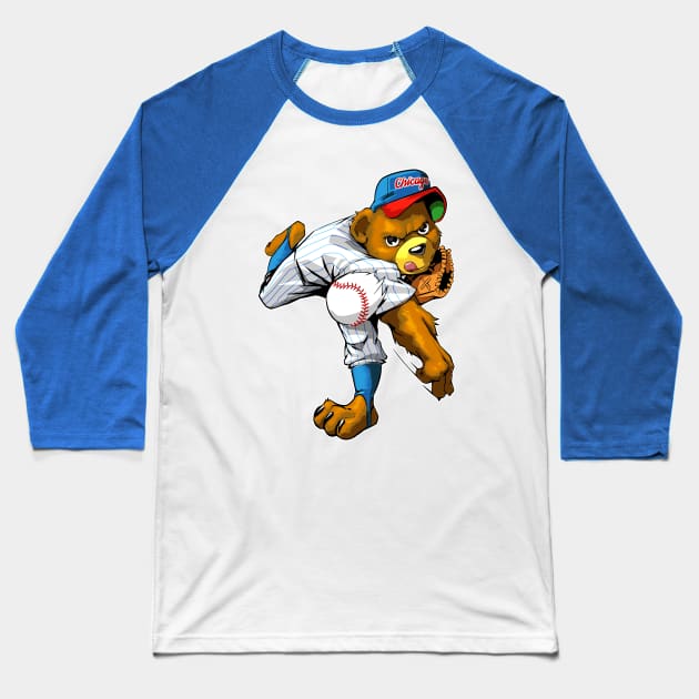 Chi-Town fastball Baseball T-Shirt by Styleuniversal